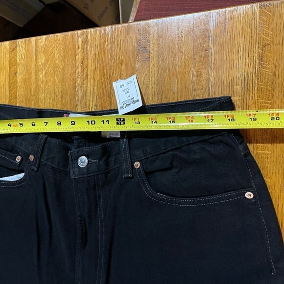 Levi Regular Fit 505 Men’s Jeans Black 40x32 NWT - Picture 8 of 9